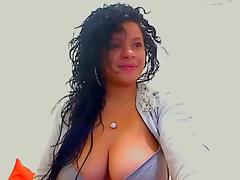 Curly Girl From Marocco Playing With Pussy tube porn video