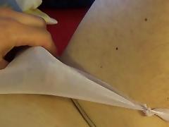 Cum in Nylonslip tube porn video